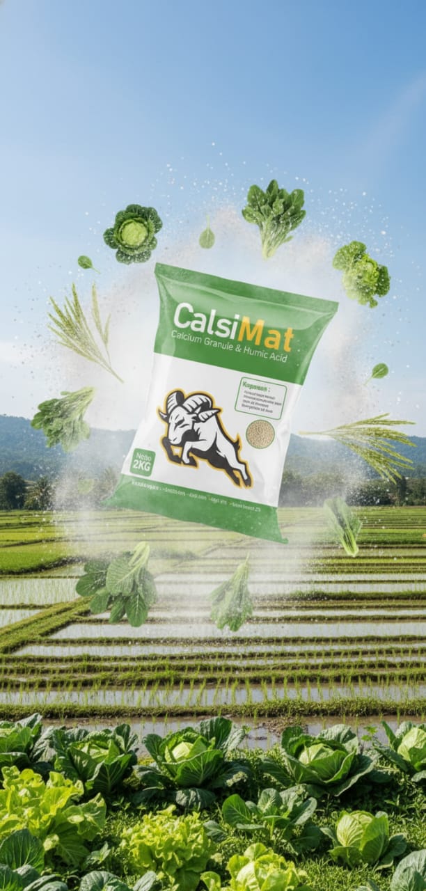 Pupuk CalsiMat Calcium Granule & Humic Acid